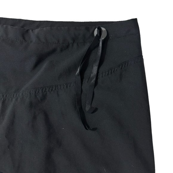 Ourdoor Research 4 Black A-Line Mid Rise Drawstring Zip Pocket Athletic Skort - Picture 4 of 10